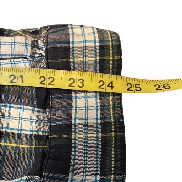 Bob tTimberlake Mens XL Blue Plaid Polo Flannel Button Down Shirt - Picture 10 of 12